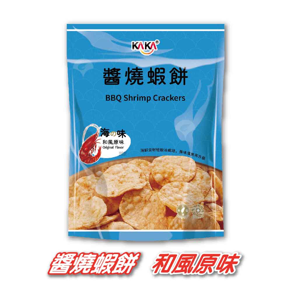 KAKA 醬燒蝦餅 40g (和風原味)